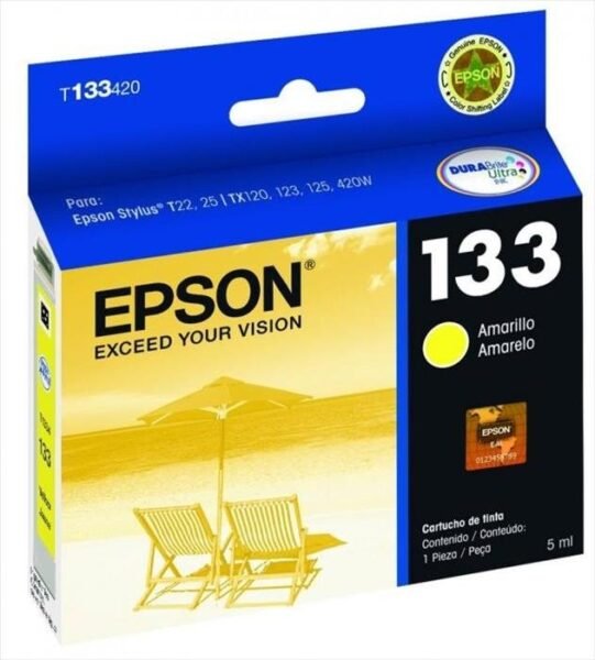 Cartucho Original EPSON 133 Amarillo T133420