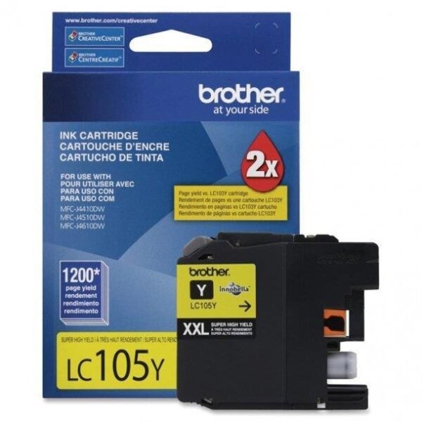 Cartucho Original Brother LC105Y XXL Amarillo