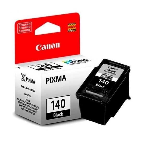 Cartucho Original Canon PG-140 PG140 Negro - Imagen 2
