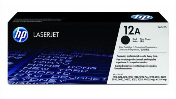 Toner Original HP 12A Q2612A Negro