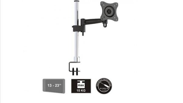 Soporte TV Monitor LED LCD movil hasta 27″ LCD-T12