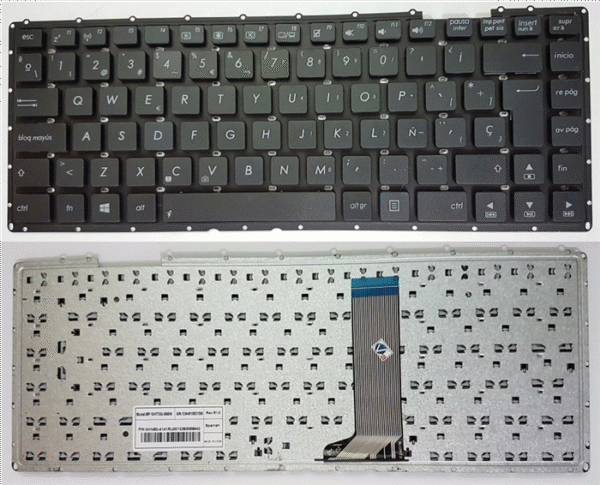 Teclado Asus X451 X451MA X451E X451C Esp s/marco