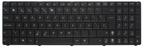 Teclado Asus K53 K54 K55 X51 X51 N53 S56 U57 Esp - Imagen 2