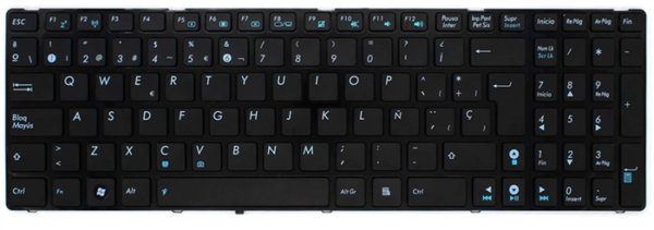 Teclado Asus K53 K54 K55 X51 X51 N53 S56 U57 Esp - Imagen 5