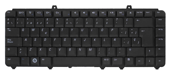 Teclado Dell Inspiron 1420 1520 1525 1540 1545 Esp - Imagen 2