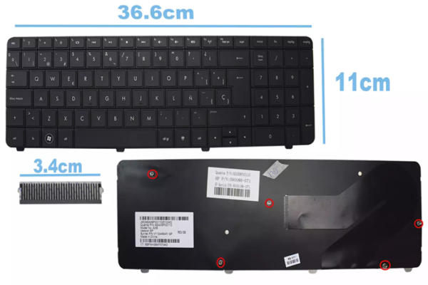 Teclado HP G72 CQ72 G72-100 G72-200 G72T-200 Esp