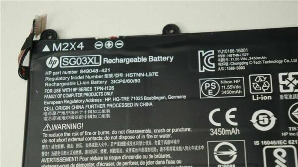Bateria HP SG03XL SGO3XL SG03061XL HSTNN-LB7E - Imagen 2