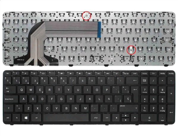 Teclado HP Pavilion 17-E 17Z-E 17-N Esp c/marco