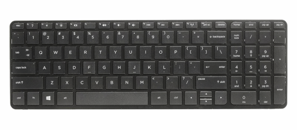 Teclado HP Pavilion 17-E 17Z-E 17-N Ing US c/marco - Imagen 2