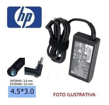 Cargador p/ HP 45W 19.5V 2.31A 4.5*3.0  pin azul
