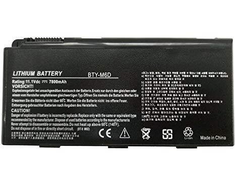 Bateria p/ MSI MS-1763 BTY-M6D