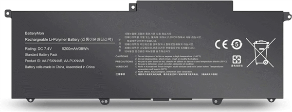 Bateria p/ Samsung 900X3C 900X3E 900X3F AA-PBXN4AR