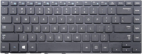 Teclado Samsung NP370R4E NP450R4E Ing s/ marco - Imagen 2