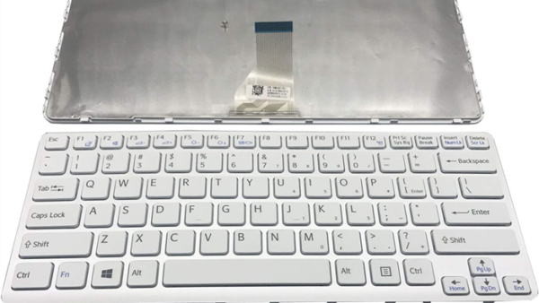 Teclado Sony SVE14 SVE141 SVE1411 Ing US blanco