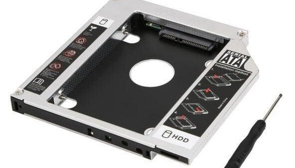 Caddy bahia segundo disco o SSD notebook 12.7mm