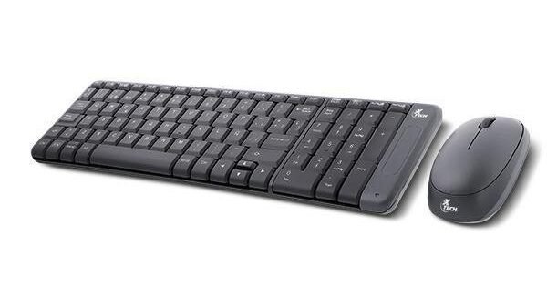 Teclado y Mouse Xtech XTK-310S Inalámbrico Negro