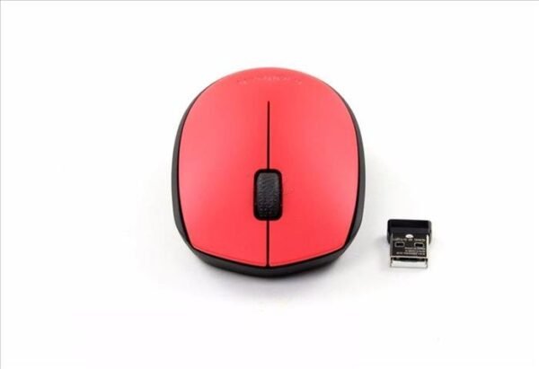 Mouse Logitech M170 Inalámbrico Rojo - Imagen 2