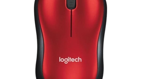 Mouse Logitech M185 Inalámbrico Rojo