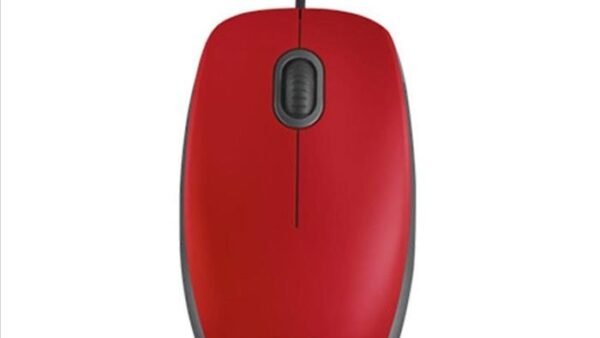 Mouse Logitech M110 SILENT USB Rojo