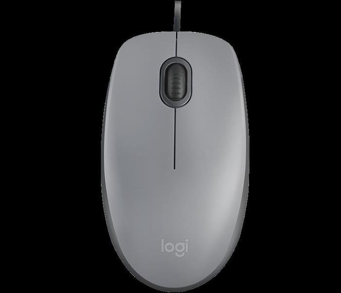 Mouse Logitech M110 SILENT USB Plata