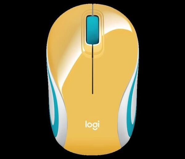 Mouse Logitech M187 Inalámbrico Amarillo