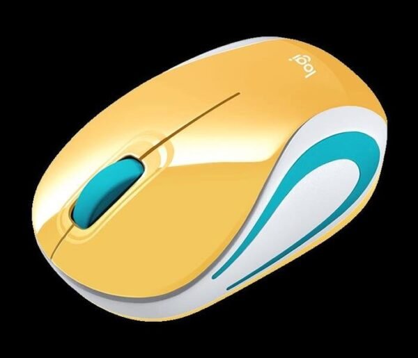 Mouse Logitech M187 Inalámbrico Amarillo - Imagen 2