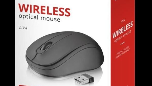 Mouse Trust Compact Ziva 21509 Inalámbrico Negro