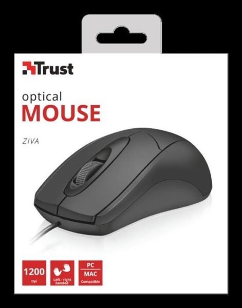 Mouse Trust Ziva 21947 USB Negro - Imagen 2