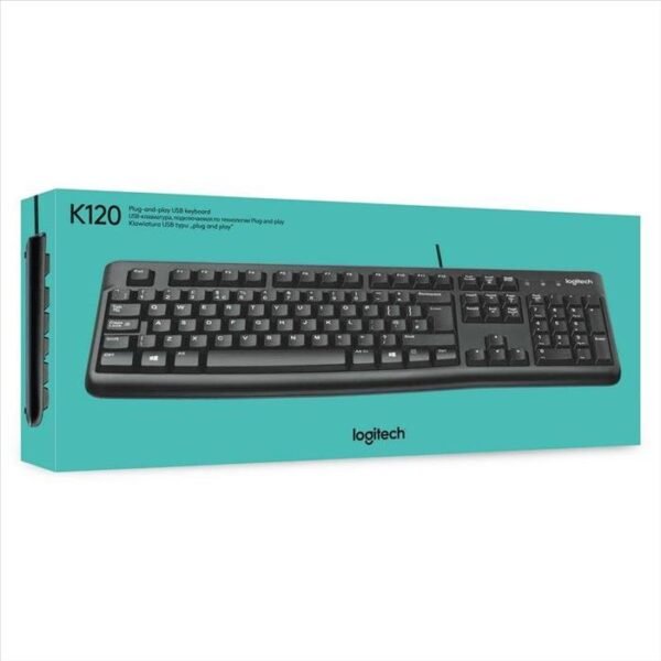 Teclado Logitech K120 USB Cableado - Imagen 2