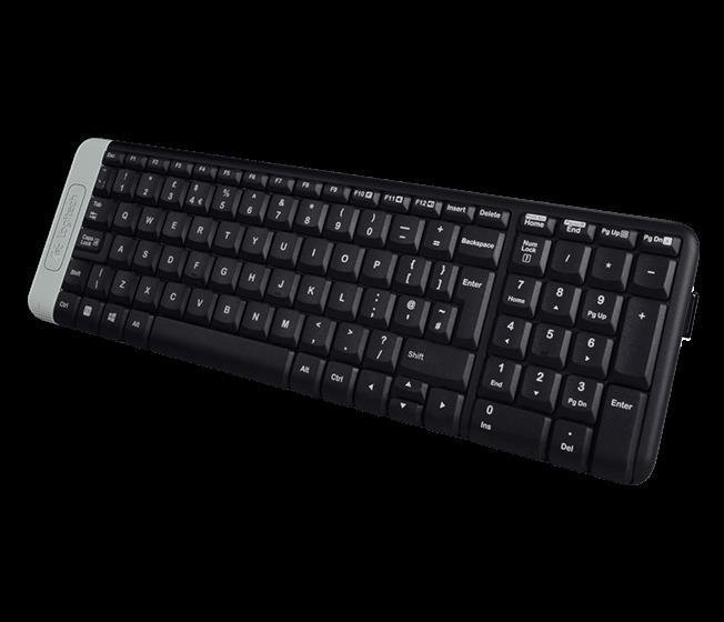 Teclado Logitech K230 Inalámbrico Negro