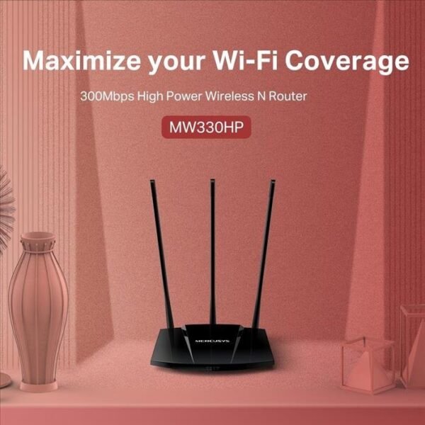 Router Mercusys MW330HP Alta Potencia 3 antenas - Imagen 4