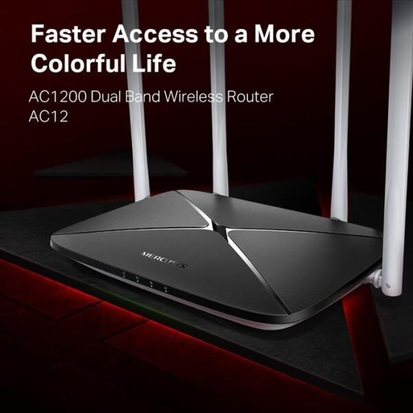 Router Mercusys Wireless AC12 Dual Band AC1200 - Imagen 5