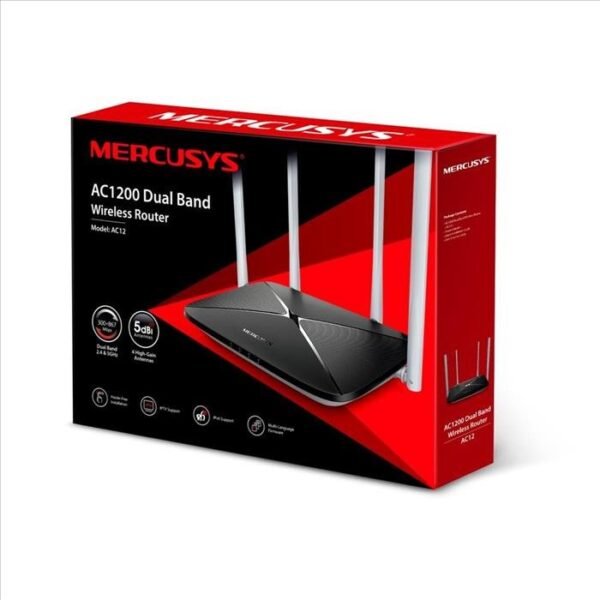 Router Mercusys Wireless AC12 Dual Band AC1200