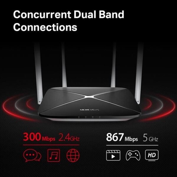 Router Mercusys Wireless AC12 Dual Band AC1200 - Imagen 4