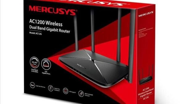 Router Mercusys Wireless AC12G D/Band AC1200 Gbit