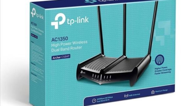 Router TP-LINK AC1350 Archer C58HP 3 ant RE y AP