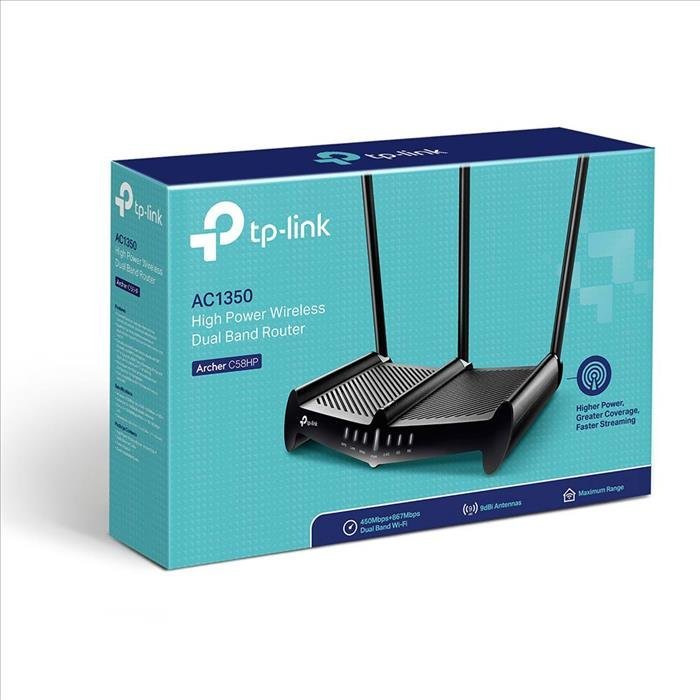 Router TP-LINK AC1350 Archer C58HP 3 ant RE y AP