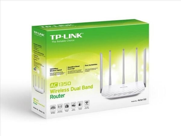 Router TP-LINK Wireless AC1350 Archer C60 DB 5 ant