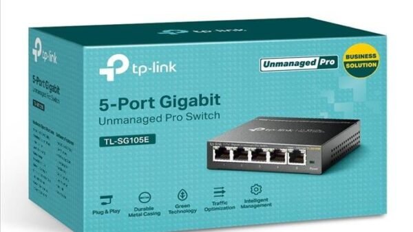 Switch TP-LINK SG-105E 5 bocas Gigabit Easy Smart