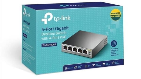 Switch TP-LINK TL-SG1005P 5 puertos Gigabit PoE