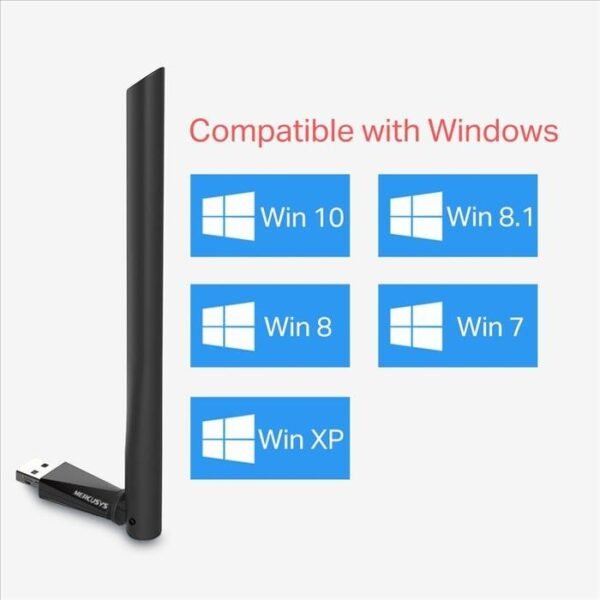 Tarjeta red USB WIFI Mercusys MU6H AC650 High Gain - Imagen 5