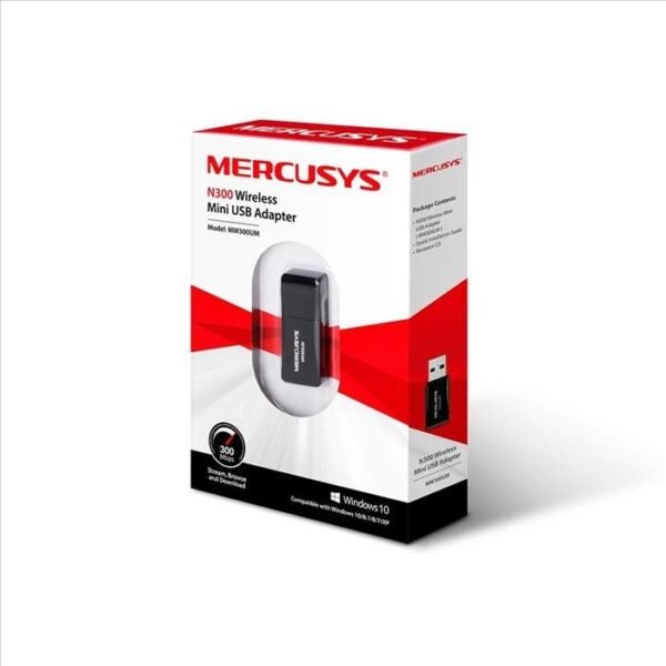 Tarjeta red USB WIFI Mercusys MW3000UM mini