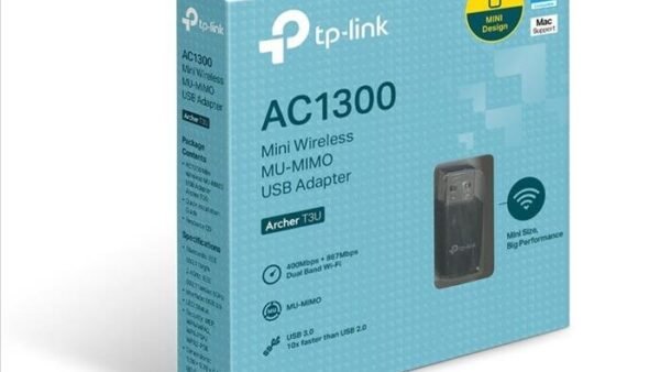 Tarjeta red USB WIFI TP-LINK T3U Dual Band AC1300