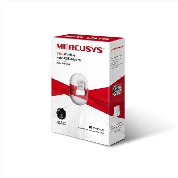Tarjeta red USB WIFI Mercusys MW150US nano N150