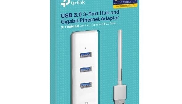 Tarjeta TP-LINK UE330 USB a RJ45 + Hub 3P USB 3.0